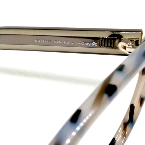 GUCCI "3758/F" OPTYL EYEGLASSES FRAME: - Picture 12 of 14